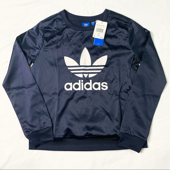 adidas Sweaters - ADIDAS ORIGINALS | NWT Satin Crewneck Sweatshirt